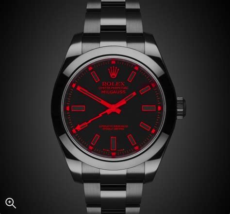 rolex milgauss red knight|Rolex Milgauss white.